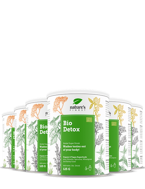 100% Organický Detox Nápoj | 6x Bio Detox® od Nature's Finest | Chlorella, Spirulina, Lucuma | Najlepšie Detox Produkty na Slovensku.