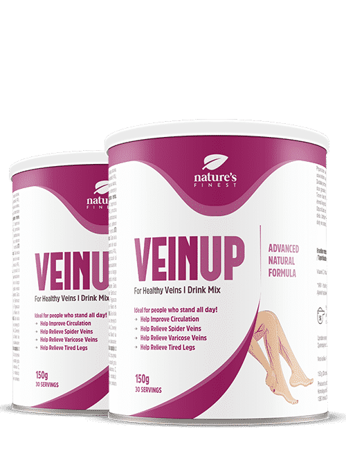 VEIN UP | 1+1 zdarma | Prírodná prevencia | Kŕčové žily | Zlepšený krvný obeh | Extrakt z Gotu Kola | Vitamín C | Revolučná receptúra.