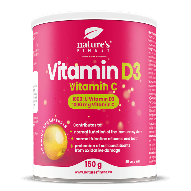 Vitamín D3 + Vitamín C